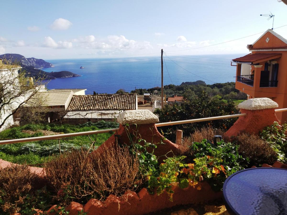 Traditional Panoramic Sea View House Apartment Lakones
